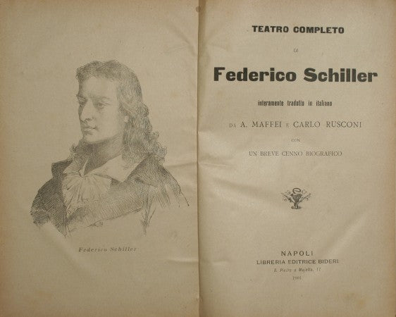 Complete theater by Federico Schiller