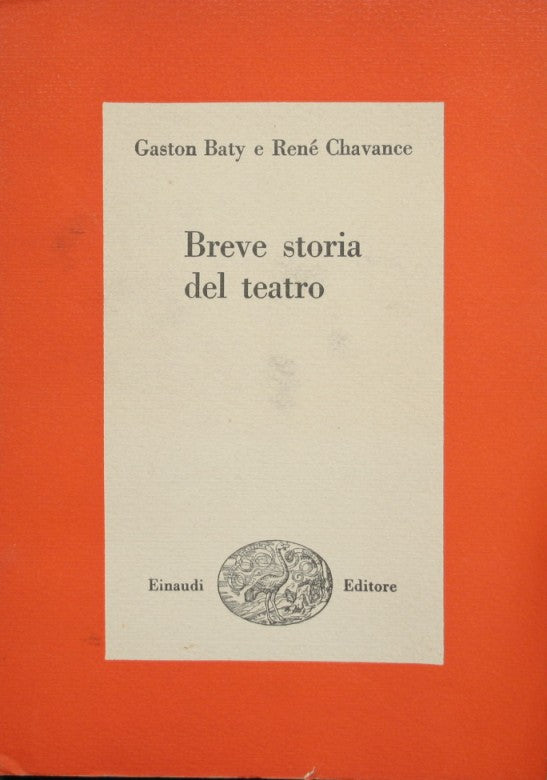 Breve historia del teatro.