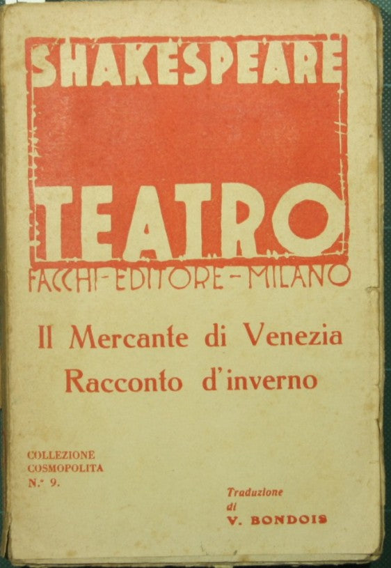 El mercader de Venecia. El cuento de invierno