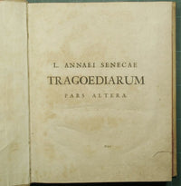 L. Annaei Senecae Tragoediae