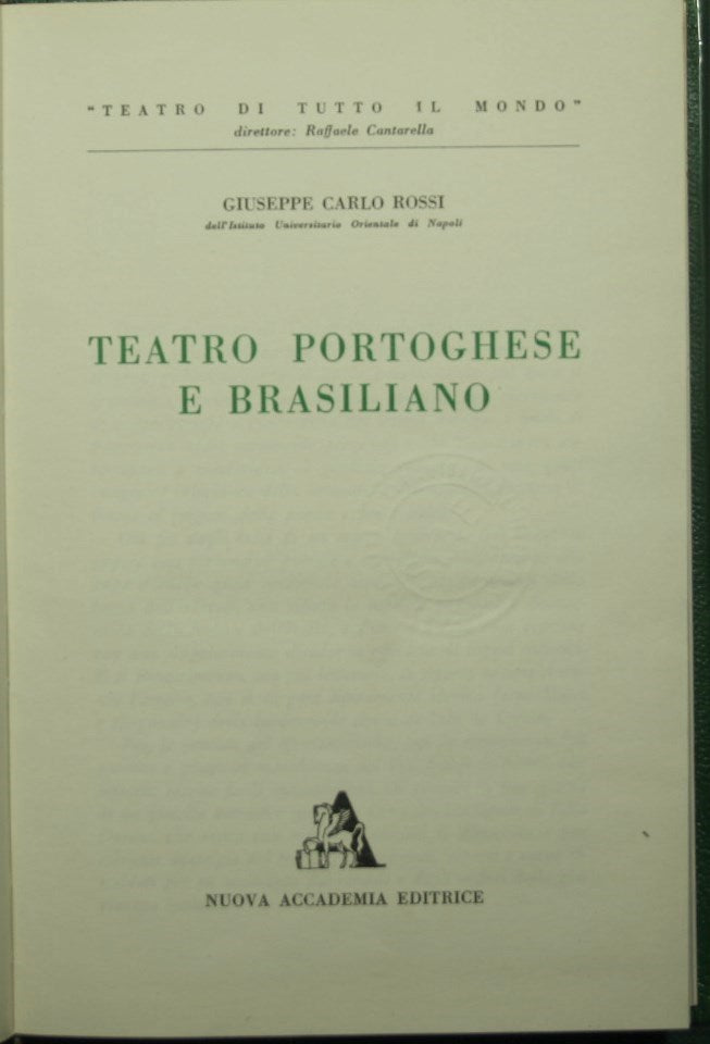 Teatro portoghese e brasiliano