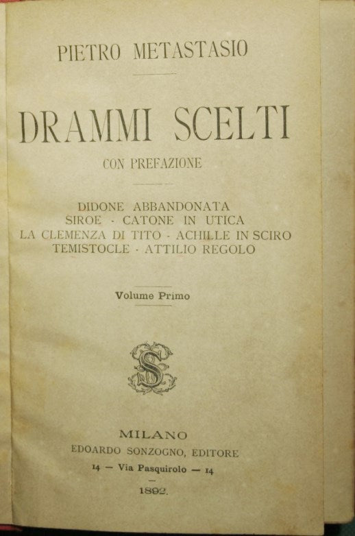 Drammi scelti