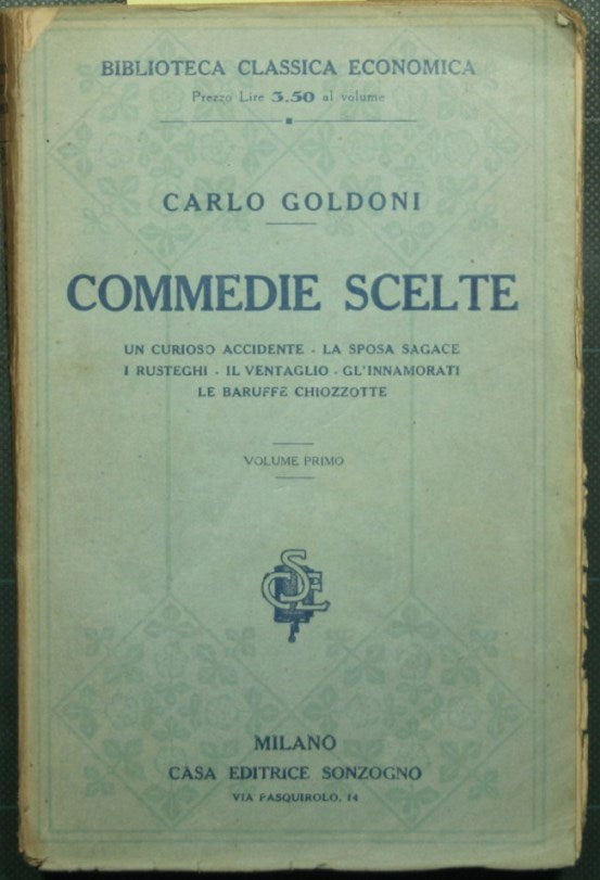 Commedie scelte - Vol. I