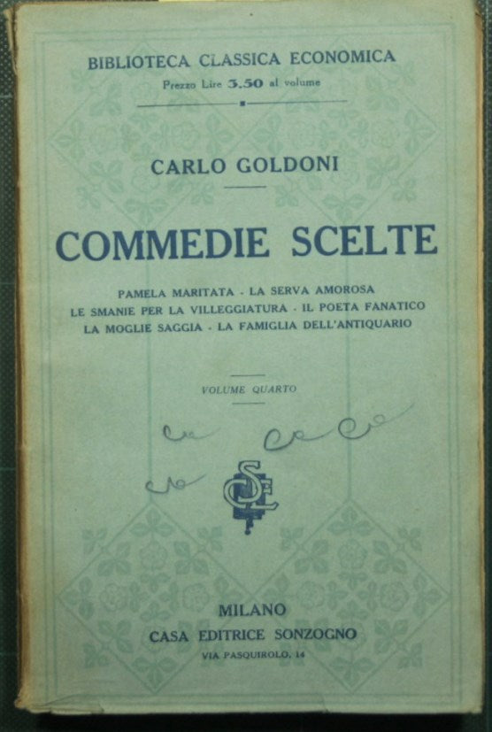 Commedie scelte - Vol. IV