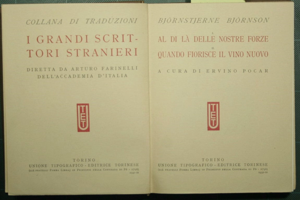 Al di là delle nostre forza - Quando fiorisce il vino nuovo