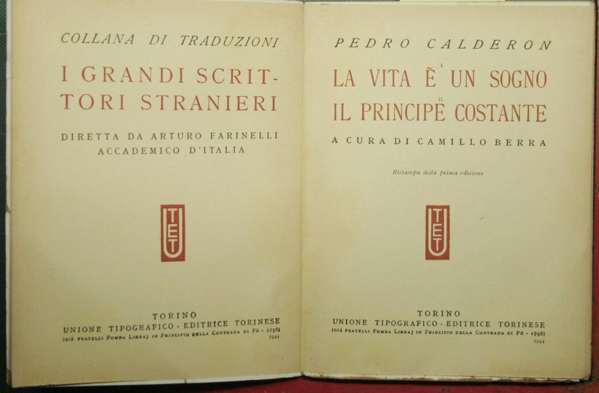 La vita è un sogno - Il principe costante