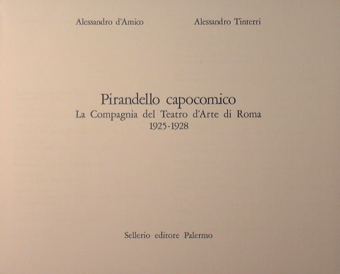 Pirandello, comedian