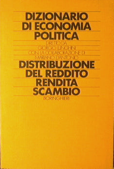 Distribuzione del reddito, rendita, scambio.