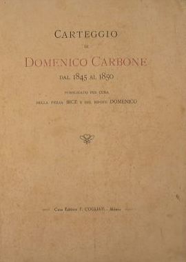 Correspondence by Domenico Carbone from 1845 to 1850