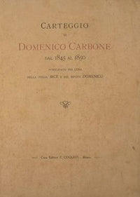Correspondence by Domenico Carbone from 1845 to 1850