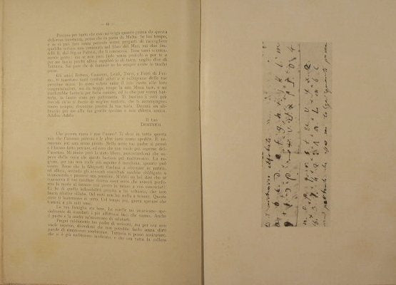 Correspondence by Domenico Carbone from 1845 to 1850
