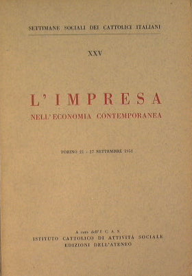 L'impresa nell'economia contemporanea