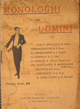 Monologhi per Uomini