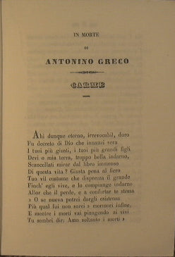 Sobre la muerte de Antonino Greco