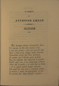 Sobre la muerte de Antonino Greco