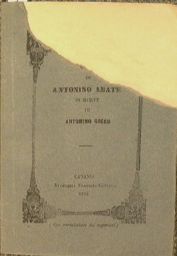 Sobre la muerte de Antonino Greco
