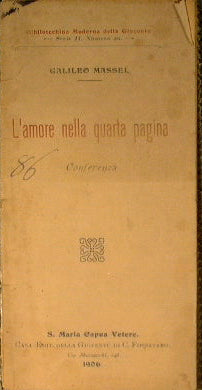 L'amore nella quarta pagina - conferenza