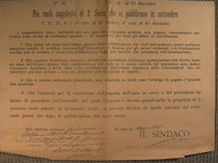 Anuncio conjunto de Carini - Anuncio de publicación de las listas del impuesto de construcción (modelo n° 75 - impuestos)