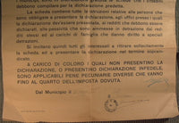 Comunicado Municipio de Carini - Impuesto complementario progresivo sobre la renta (formulario N. 5 C)