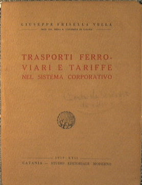 Transporte ferroviario y tarifas en el sistema corporativo.