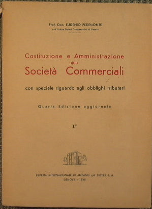 Costituzione e amministrazione delle Società Commerciali