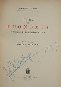 Lezioni di Economia generale e corporativa. Voll. II e III