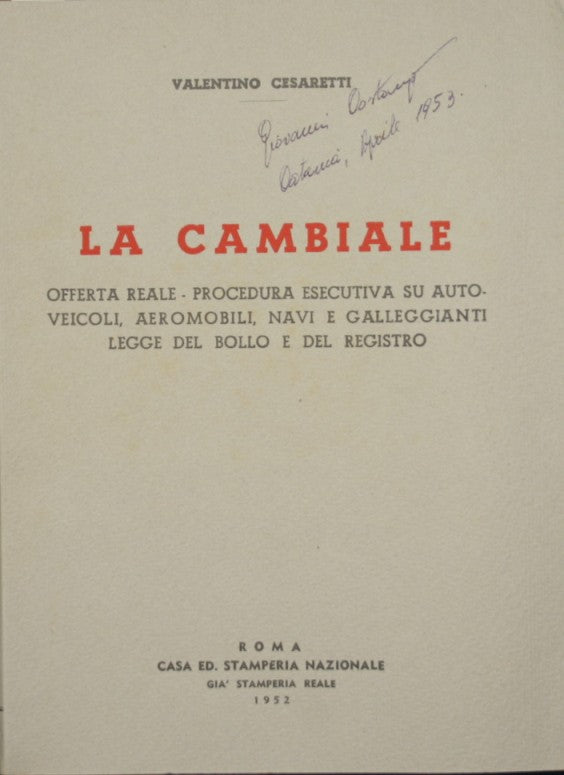 La cambiale