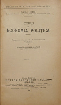 Corso di economia politica