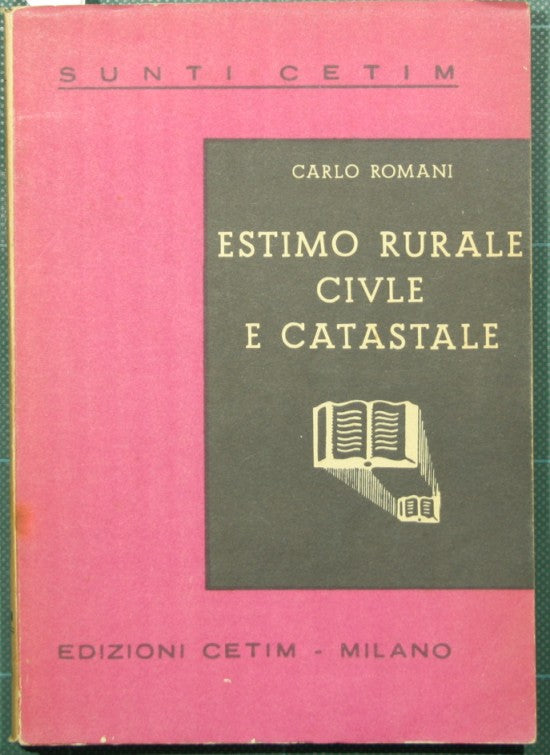 Civil and cadastral rural valuation