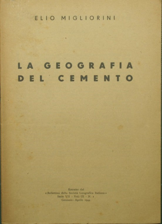 La geografía del cemento