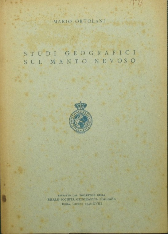 Estudios geográficos sobre la capa de nieve.