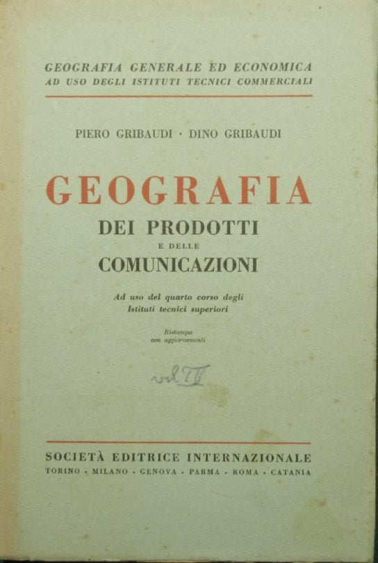 Geografia dei prodotti e delle comunicazioni