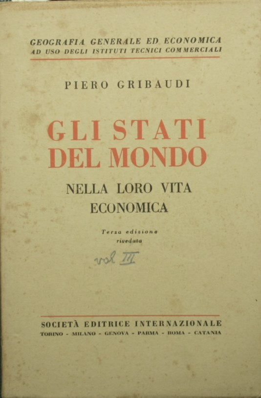Gli Stati del mondo nella loro vita economica