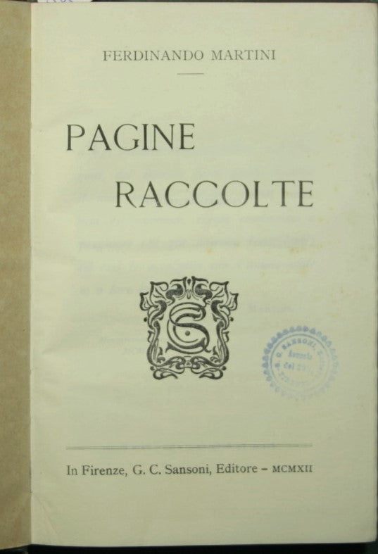 Pagine raccolte