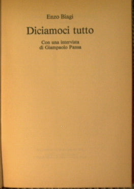 Diciamoci tutto