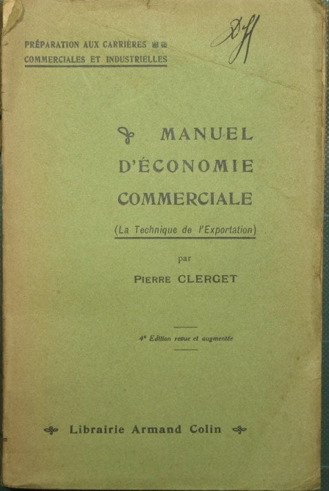 Manuel of commercial economics