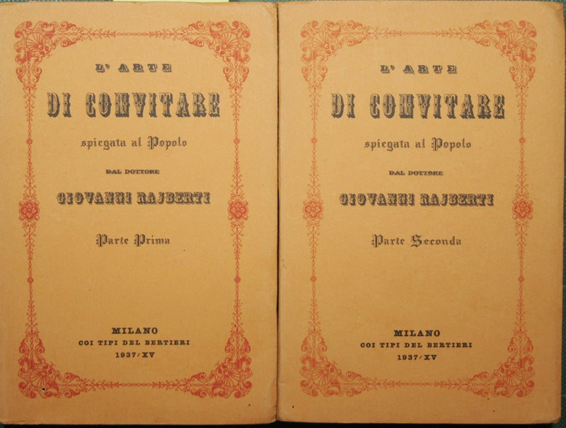 L'arte di convitare spiegata al popolo