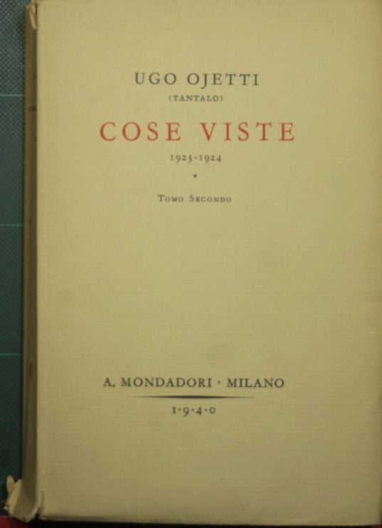 Cose viste. Vol. II