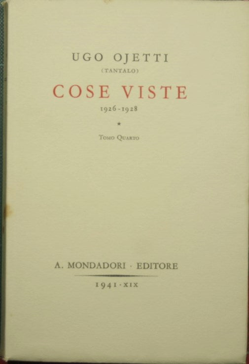 Cose viste. Vol. IV