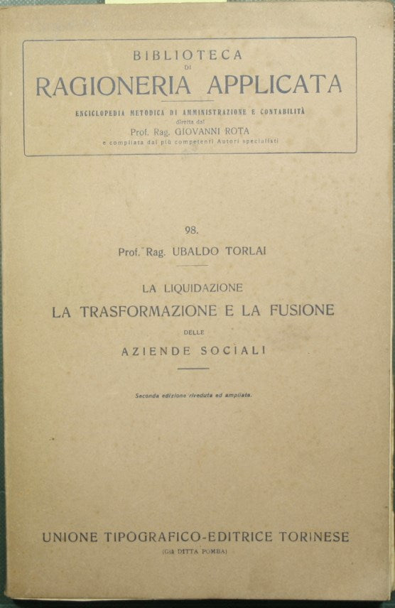 The liquidation, transformation and merger of social companies