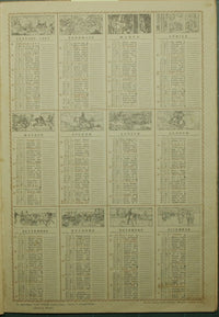 Caballos y jinetes - Calendario 1963