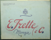 E. Frette &amp; C. - Monza - Catálogo general n. 89