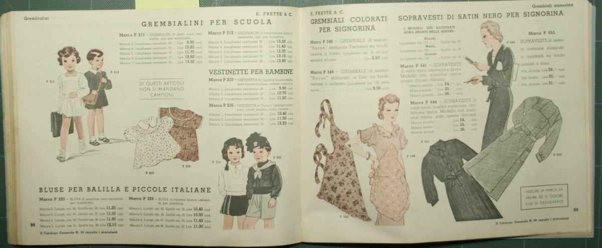 E. Frette &amp; C. - Monza - Catálogo general n. 89