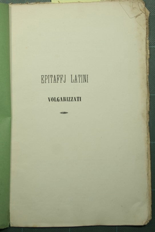 Epitafios latinos vulgarizados