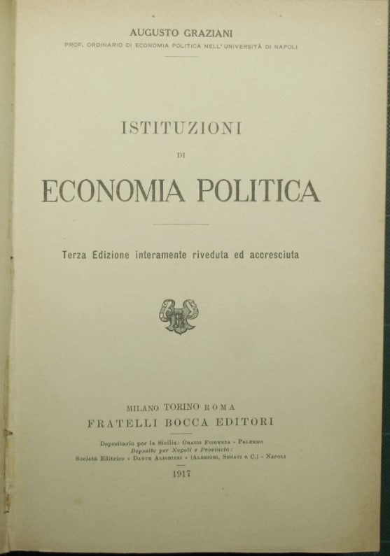 Instituciones de economía política