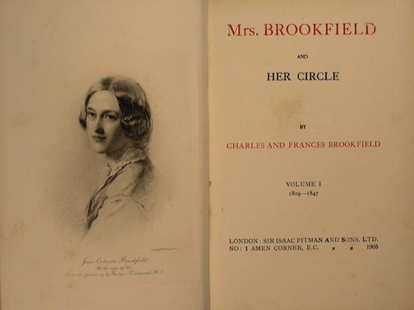 Mrs. Brookfield and Her Circle