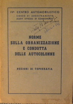 Rules on the organization and conduct of convoys