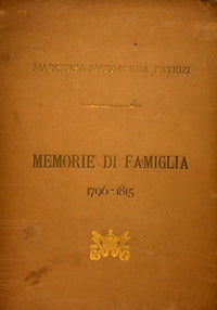 Memorie di famiglia 1796 - 1815