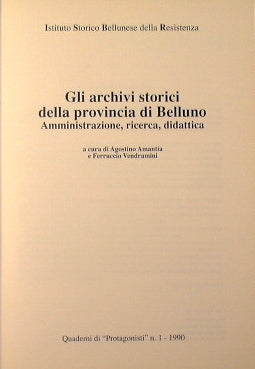 Gli archivi storici della provincia di Belluno