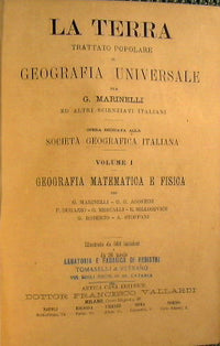 La tierra. Tratado popular de Geografía Universal. TOMO I Geografía Física y Matemática